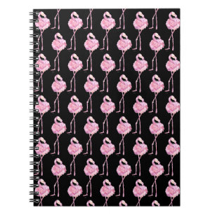 Zarte Flamingo-Serie Design 3 Notizblock