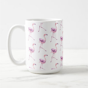 Zarte Flamingo-Serie Design 5 Kaffeetasse