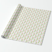 Zarte Frühlingsblüten Geschenkpapier (Ungerollt)