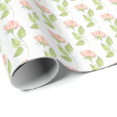 Zarte Frühlingsblüten Geschenkpapier (Rolleneckpunkt)