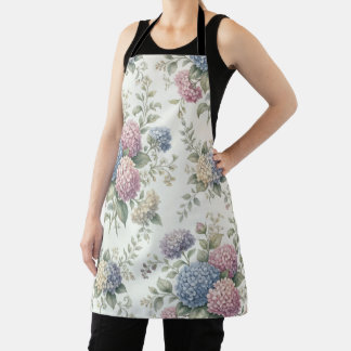 Zarte Hortensienblüten Schürze