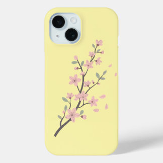 Zarte Kirschblütenzweig-Illustration Case-Mate iPhone Hülle