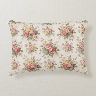 🌹 Zarte Kleine Rose Vintage-Gartenstil 🌹 Dekokissen