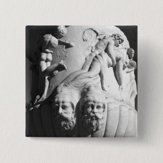 Zarte Knopf-grafisches klassisches Button (Vorderseite)