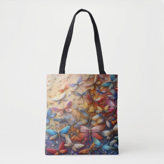 Zarte Libellen Tasche (Vorderseite)
