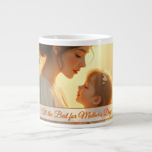 Zarte mütterliche Liebe im blühenden Licht Jumbo-Tasse