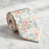Zarte Pastellfarben im Frühling Krawatte