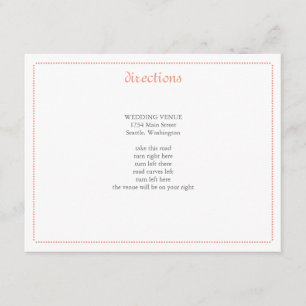 Zarte Pfingstrosen-Hochzeitseinlage Begleitkarte