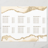 zarte Pfirsichbroschüre (Rückseite)