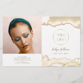 zarte Pfirsichbroschüre (Vorderseite)