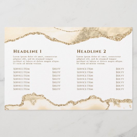 zarte Pfirsichbroschüre (Rückseite)