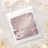 Zarte rosa Blumen-Geschenktüte Geschenktütchen (Ausgeschnitten)