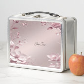 Zarte rosa Blumen Lunchbox (Beispiel)