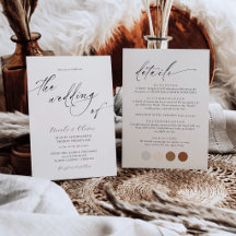 Zarte schwarze und weiße Hochzeitseinladung