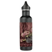 Zarte Tulpen Edelstahlflasche (Links)