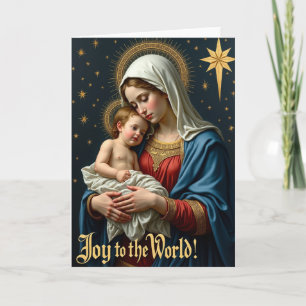 Zarte Weihnachts-Mutter-Karte Karte
