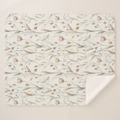Zarte Wildblumen Sherpadecke (Vorderseite (Horizontal))