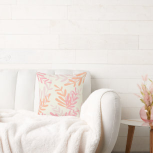 Zarte Zweige Pastellfarben Mädchenzimmer Kissen