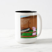 Zarten und saftigen Charlottes Netz-Cartoon Zweifarbige Tasse (VorderseiteRechts)