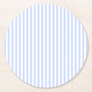 Zarter Baby-Blau-blasser Himmel-Blau-und Runder Pappuntersetzer