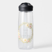 Zarter Blumenkranz Trinkflasche (Vorne)