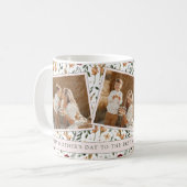 Zarter Blumenstrauß Muttertag Kaffeetasse (Vorderseite Links)