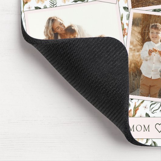 Zarter Blumenstrauß Muttertag Mousepad (Ecke)