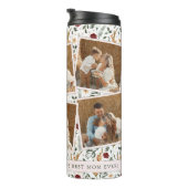 Zarter Blumenstrauß Muttertag Thermosbecher (Nach rechts gedreht)