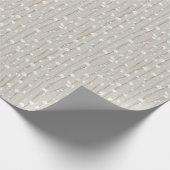 Zarter Blumenumschlag Geschenkpapier (Ecke)