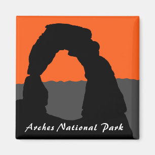 Zarter Bogen im Arches National Park - Utah, USA Magnet