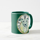 Zarter Greyhound  Tasse (VorderseiteRechts)