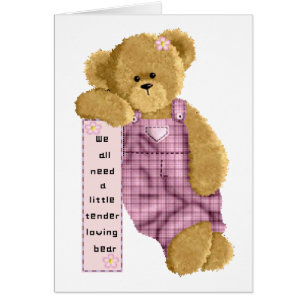 Zarter liebevoller Bär