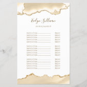 zarter Pfirsichpreis-Flyer Flyer (Vorne)