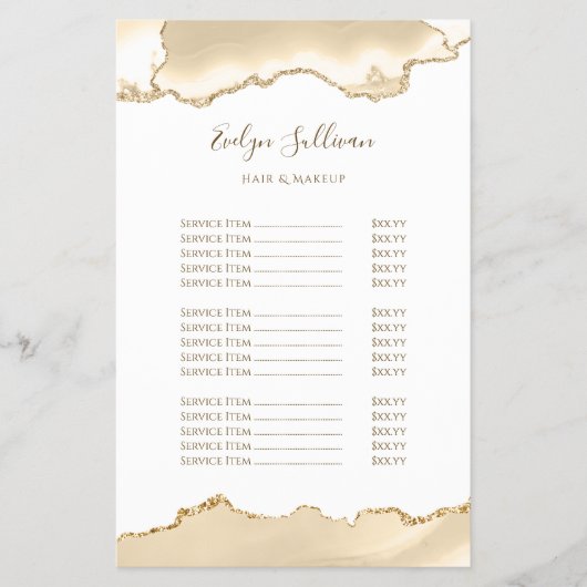 zarter Pfirsichpreis-Flyer Flyer (Vorne)