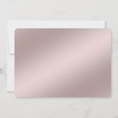 Zarter rosa Blumenrahmen Save-The-Date Save The Date (Rückseite)