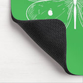 Zarter Schmetterlingsskizze Mousepad (Ecke)