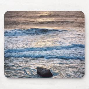 Zarter Strandsonnenuntergang Mousepad