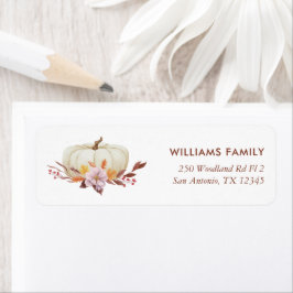 Zarter Wasserfarben-Herbstpumpen