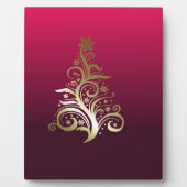 Zarter Weihnachtsbaum Fotoplatte (Vorderseite)