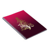 Zarter Weihnachtsbaum Notizblock (Rechte Seite)