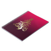 Zarter Weihnachtsbaum Notizblock (Linke Seite)