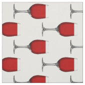 Zarter Wein Glas Chic Baumwolle (56" Breite) Stoff (Muster)