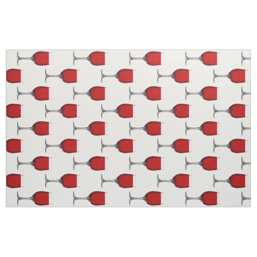 Zarter Wein Glas Chic Baumwolle (56" Breite) Stoff (Fat Quarter (45,7 x 55,9 cm))