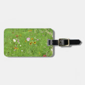 zarter Wildblume Gepäckanhänger (Vorderseite horizontal)