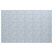 Zartes blaues Blumen-Toile-Muster Stoff (Yard (91,4 cm))