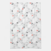 Zartes Blumenmuster Geschirrtuch (Vertikal)