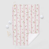 Zartes Blumenmuster Golfhandtuch (Insitu)