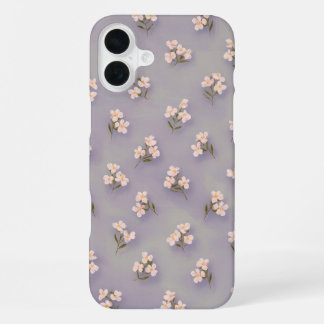 Zartes Blumenmuster iPhone 16 Plus Hülle
