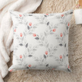 Zartes Blumenmuster Kissen (Decke)