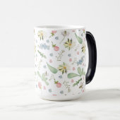 Zartes Blumenmuster Verwandlungstasse (VorderseiteRechts)